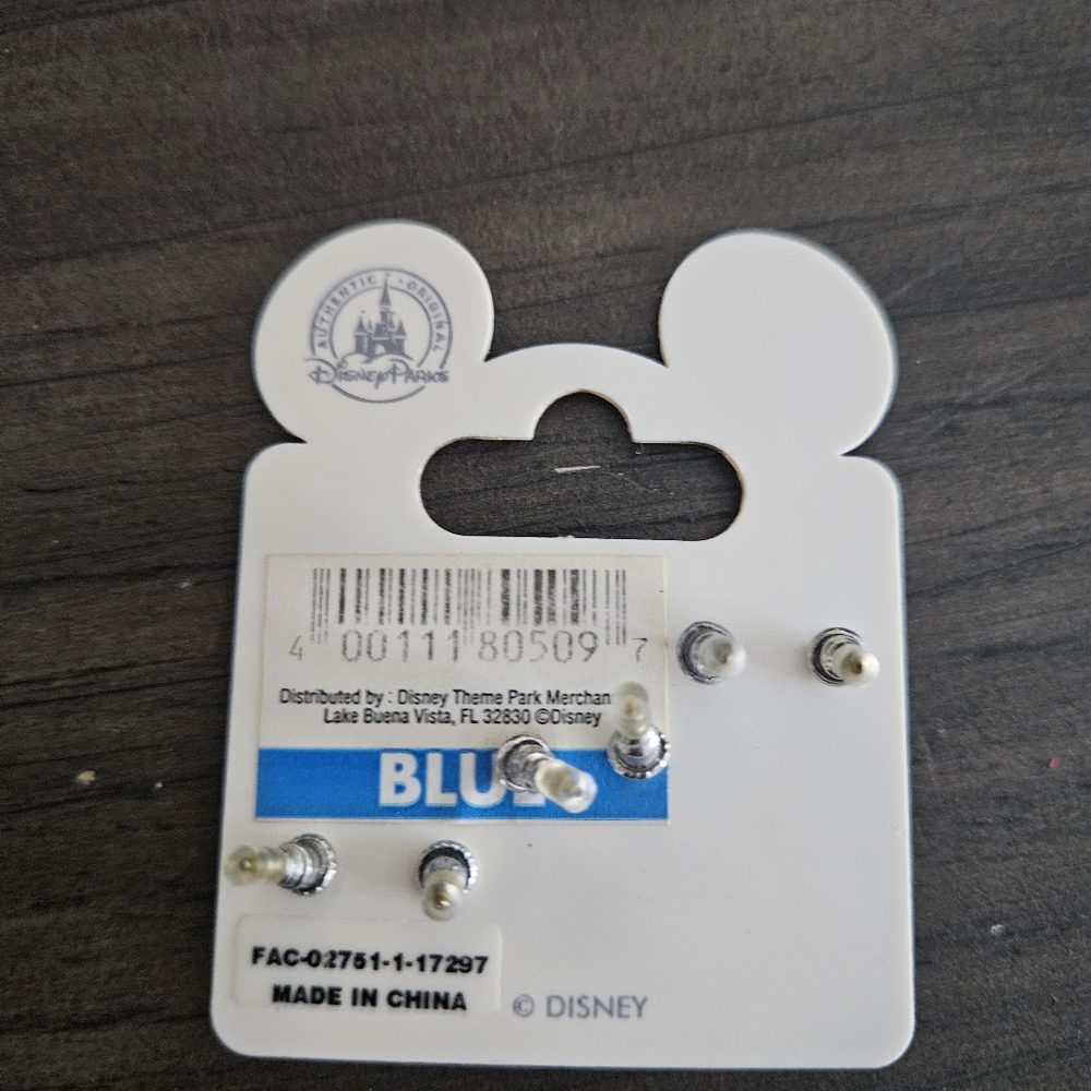 New Disneyland Heart & Mickey Earrings Set - Picture 4 of 6